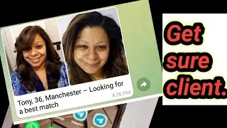 How to get clients on telegram. And page to get sure client on telegram. Latest update