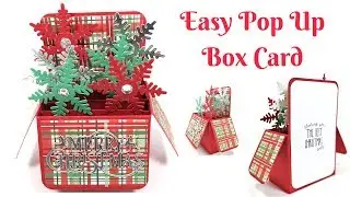 Pop Up Box Card Christmas Cards | Easy Pop Up Box Card