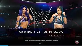 WWE 2K23 - Sasha Banks vs. 