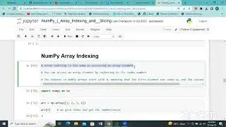 Class_3 | Numpy Array 2023 | Create 1d numpy Array | Numpy 2d array | numpy array tutorial 2023
