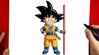 How to Draw Goku || Dragon Ball Daima