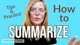 How to Write a Summary | Tips & Practice |English Writing Skills 2020