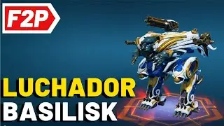 War Robots: Luchador Basilisk Krait - Free to Play Hangar Gameplay (No Commentary) WR F2P