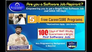 Get a Bright First Software Job on your Own-5 FREE CareerSURE Programs – To Join – See Description