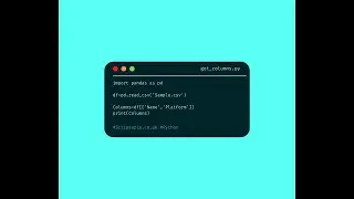 Python Pandas - Select multiple columns from a Pandas data frame
