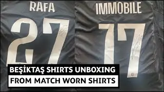 Rafa & Ciro Immobile's matchworn and signed shirts from the Ajax v Beşiktaş match | MatchWornShirts