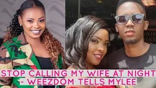 FORMER BAHATI'S MANAGER, WEEZDOM CARELESS MESSAGE TO HIS EX-GIRLFRIEND MYLEE STAICEY