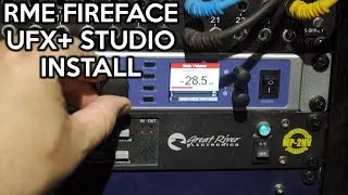 RME Fireface UFX+ Studio Install | SpectreSoundStudios