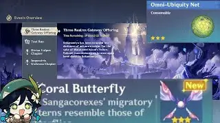 Do This Before the Three Realms Event Ends - Coral Butterfly | Genshin Impact