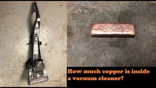 How much copper inside a vacuum cleaner?