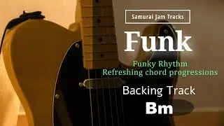 Smooth Funk Guitar Backing Track in B minor