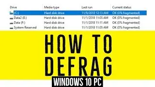 How and When to Defragment Your Hard Drive in Windows 10 | Windows Tutorial