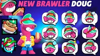 New Brawler Doug Pins, Portrait, Profile & Spray