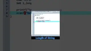 Calculate the length of string in c 