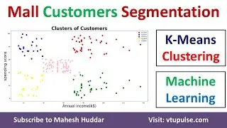 Implement Mall Customers Segmentation K Means Clustering Python Machine Learning Dr. Mahesh Huddar