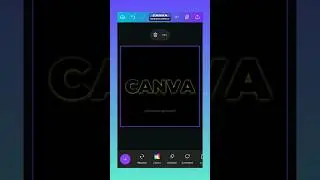 Outer Glow Text Effect in Canva 🔥