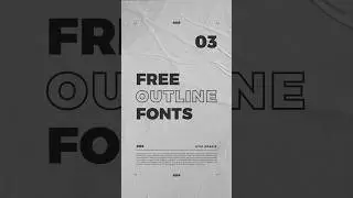 Free Outline Fonts