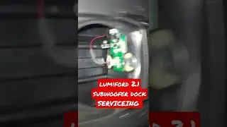 lumiford 2.1 subwoofer dock SERVICEING sub complaint