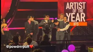 FANCAM - Artist of the Year - BTS @ AMAs 2021