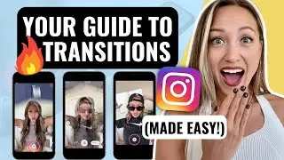 5 Easy Instagram Reels Transitions Tutorial to Get More Views! (no editing skills needed)