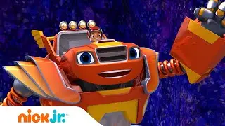 Blaze y los Monster Machines | Blaze reúne a los bebés dinosaurios con su familia | Nick Jr.