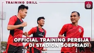 Official Training Persija di Stadion Soepriadi Blitar | Training Drill