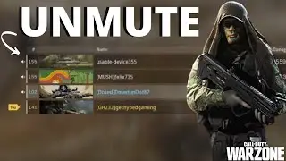 How To Unmute Teammates In Warzone | EASILY FIX LOBBY & IN GAME MUTE ISSUES