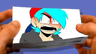 [FNF] I AM A MAN !!! Flipbook Animation Friday Night Funkin