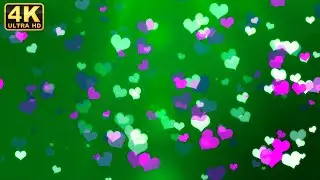 Hearts green screen animation, hearts symbols green screen, heart symbols overlay, heart symbols HD