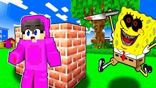 SPONGEBOB IS WASHING DISHES WITH JEYJEY IN MINECRAFT