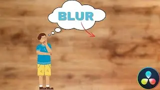 How to BLUR the BACKGROUND in DaVinci Resolve 18