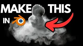 EASY SMOKE SIMULATION in 5 Minutes - Blender Tutorial