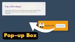 Pop-up Modal Box CSS