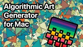 Algorithmic Art Generator for MacOS