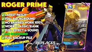NEW!! Script Skin Roger Prime - Fiend Haunter No Password | Latest Patch