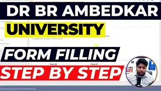 How to fill Dr Br Ambedkar University Application form 2023🔥