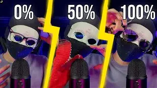 0% Vs 50% Vs 100% ASMR