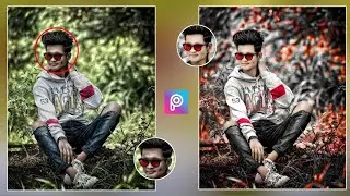 Picsart Background Colour Change | Picsart Black And Orange Tone Photo Editing