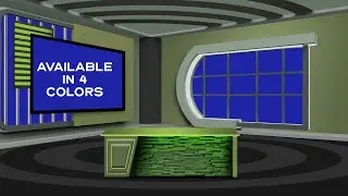 Simple Beautiful Green Screen Studio Desk For Kinemaster Adobe Premiere Adobe After Effects & Edius
