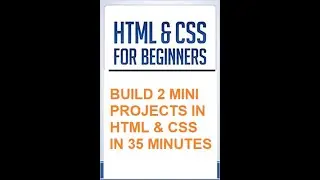 Html & CSS Mini Project Tutorial