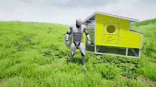 Курятник своими руками чертеж