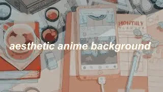 Aesthetic animated anime background [ pink theme ]