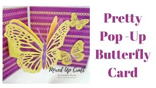 Pop Up Butterfly Card