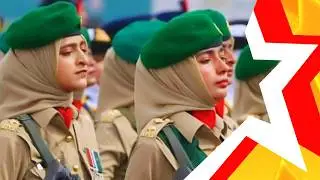 WOMEN'S TROOPS OF PAKISTAN ★ Hamara Pakistan ★ Pakistan Day Military Parade