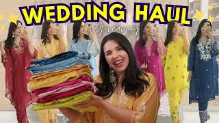 Indian Wedding Dress Haul +Giveaway☺️ My Bridal Shaadi Shopping ❤️| Heli Ved | #HELIkarajKUMAR 👑