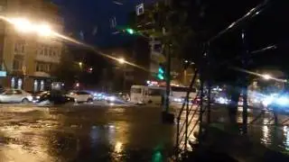Ливень в Ростове 30.06.2016 / Град / Дождь / Гроза / Потоп HD