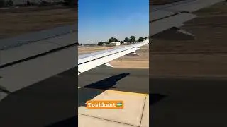 Parvoz boshlanmoqda … Toshkent mahalliy aeroporti.