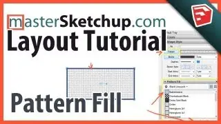 Sketchup Pro / Layout Pattern Fill Tutorial