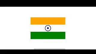 Create National Flag of India using Python 🇮🇳🇮🇳