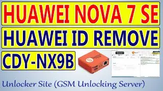 Huawei Nova 7 SE (CDY-NX9B) Huawei id Remove By Sigma Plus